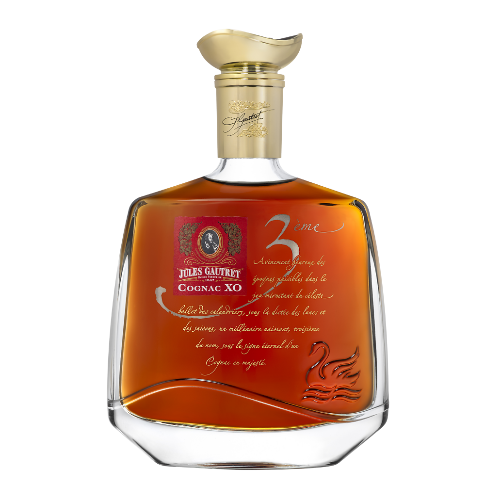 Cognac XO 3ème Millenaire JULES GAUTRET, 40°, bouteille de 70cl