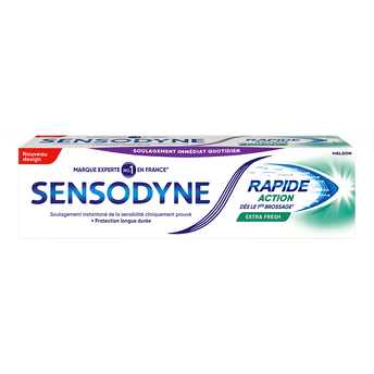 Image de Dentifrice SENSODYNE Rapide Action Extra Fresh