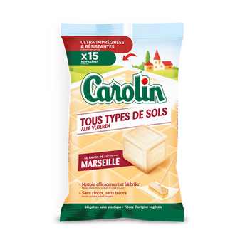 Image de Lingette sol CAROLIN Savon de Marseille