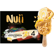 Bâtonnets lemon cheesecake&south Korean Yuzu NUII x4 280g