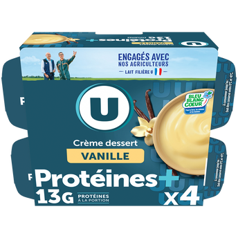 Image de U
Crème dessert protéinée vanille U