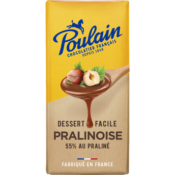 Image de Chocolat 1848 pralinoise pour dessert Poulain tablette
