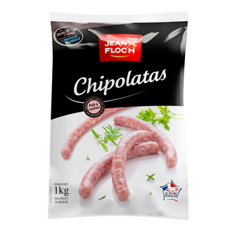 Image de Chipolata Viande de Porc Française JEAN FLOC'H, sachet de