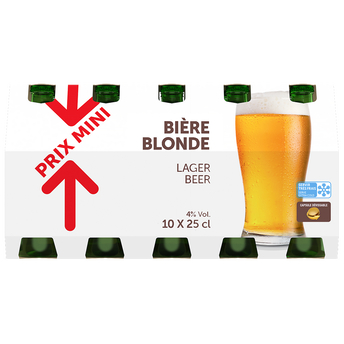 Image de U
Bière blonde Prix Mini 4°
