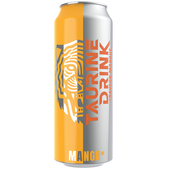 Image de Boisson énergisante taurine WILD mangue canette
