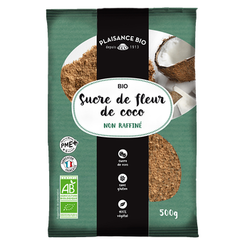 Image de Sucre de fleur de coco non raffiné bio PLAISANCE BIO