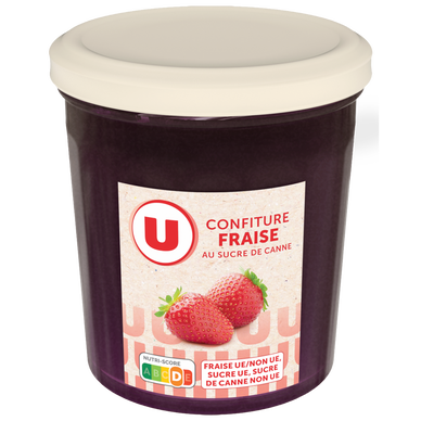 U Confiture de fraises 370g