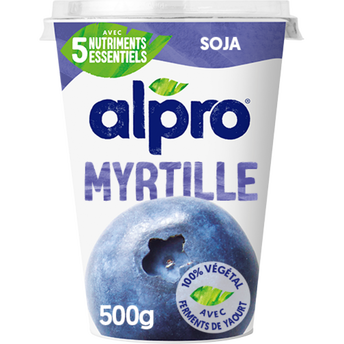 Image de Dessert végétal Soja Myrtille ALPRO