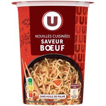 Image de U
Soupe de nouilles boeuf cup U