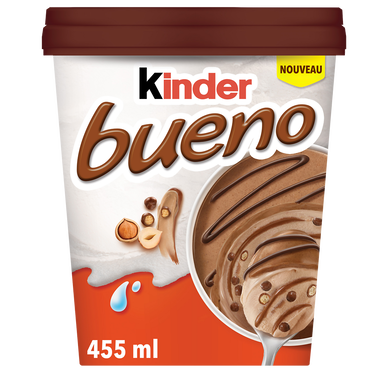 Crème glacée pot KINDER BUENO - 285g - Super U, Hyper U, U Express