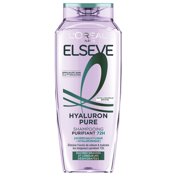 Image de Shampoing purifiant hyaluron pure cuir chevelu gras ELSEVE - flacon