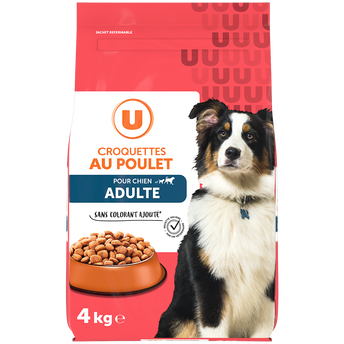 Image de U
Croquettes au poulet pour chien U