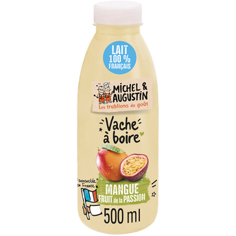 Image de Vache à boire (yaourt) mangue/passion MICHEL&AUGUSTIN