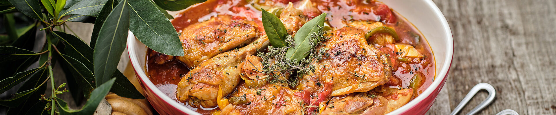 Poulet basquaise