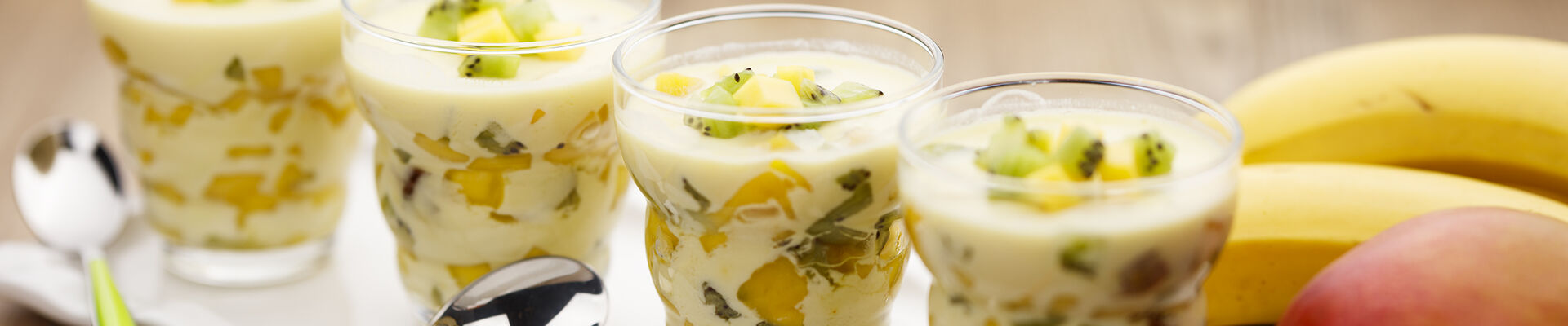 Panna cotta exotique au lait de coco