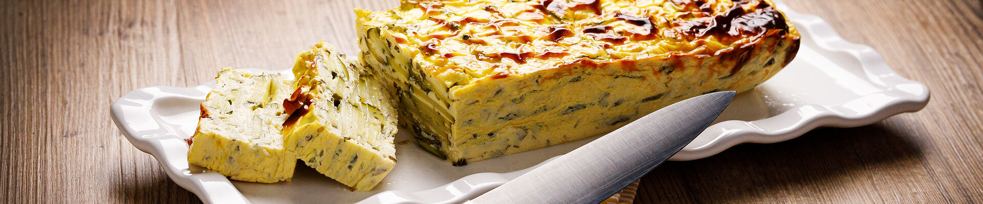 Terrine de courgettes aux herbes fra&icirc;ches