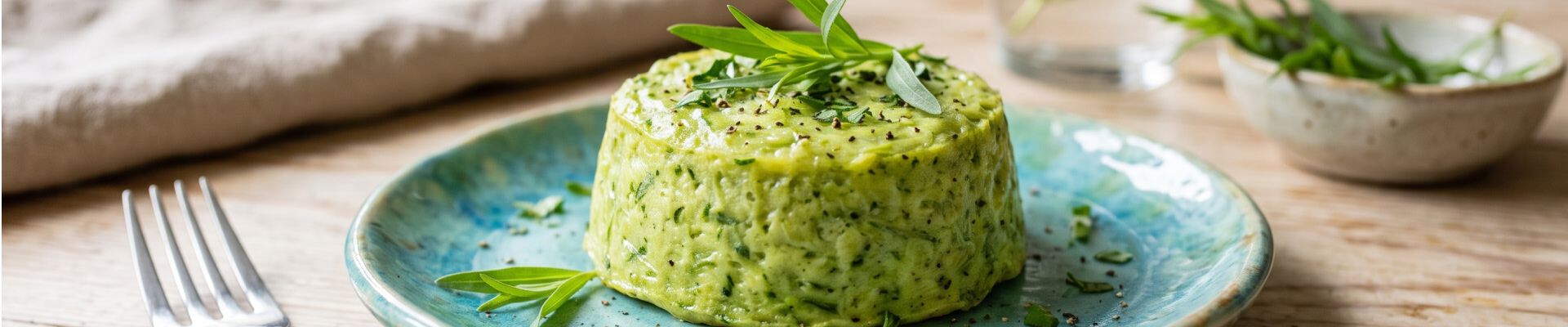 Flans de courgettes &agrave; l&rsquo;estragon