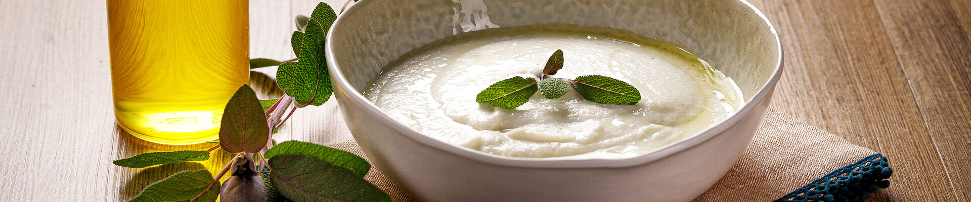 Velout&eacute; de chou-fleur au bleu d&rsquo;Auvergne