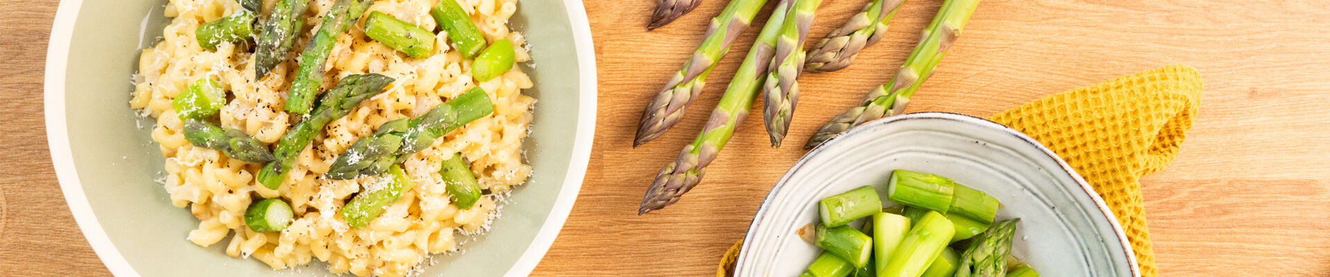 Risotto de coquillettes aux asperges