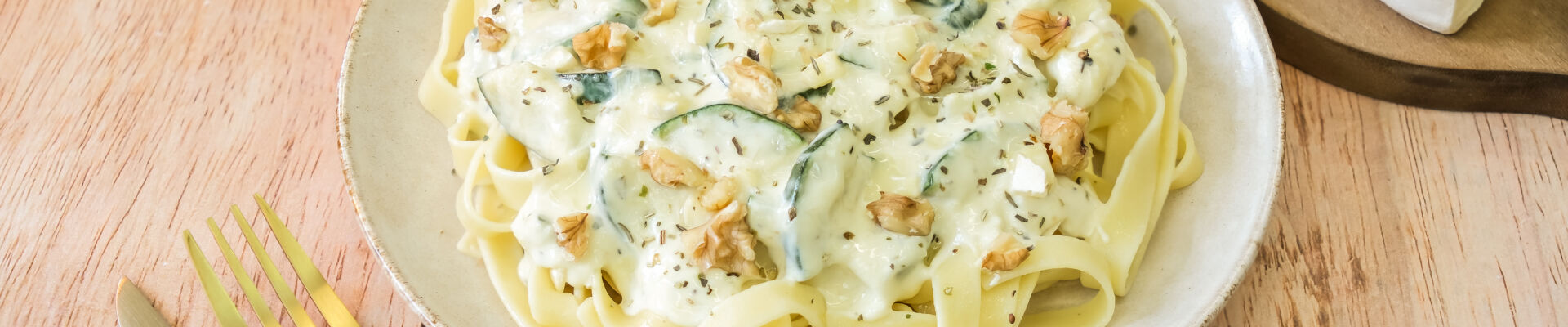 Tagliatelles Courgettes & Reblochon