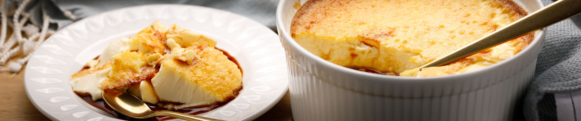 Flan aux &oelig;ufs de grand-m&egrave;re