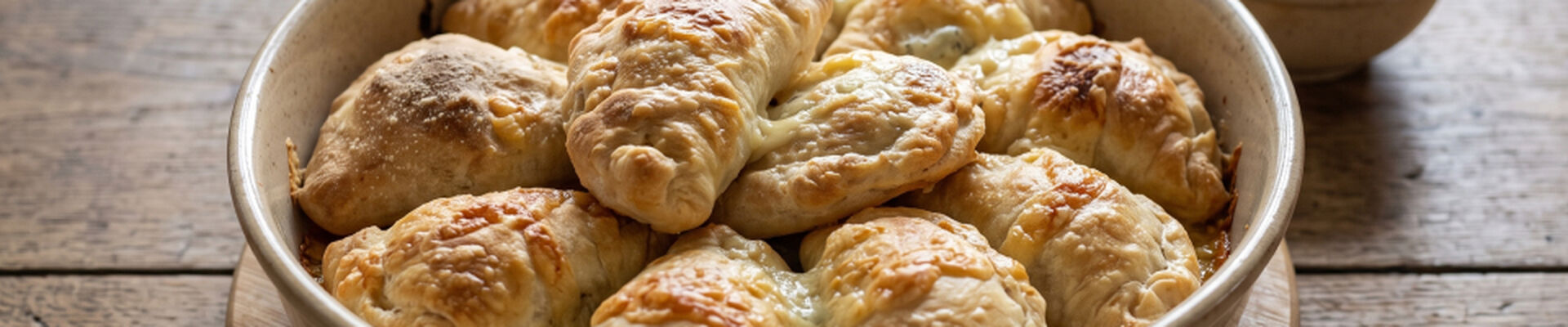 Mini calzones au gorgonzola