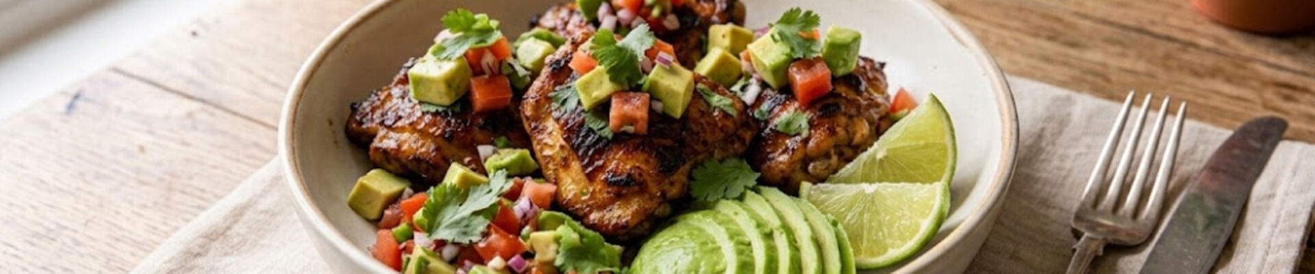 Poulet marin&eacute; &agrave; la tequila