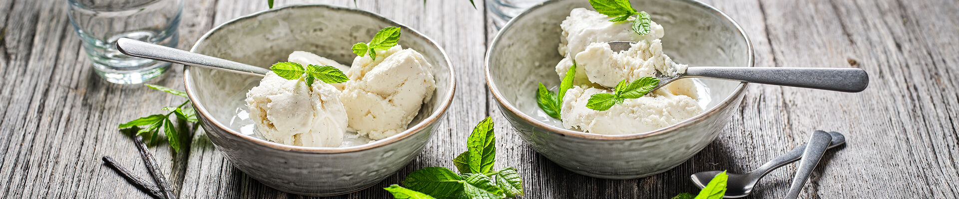 Glace &agrave; la vanille