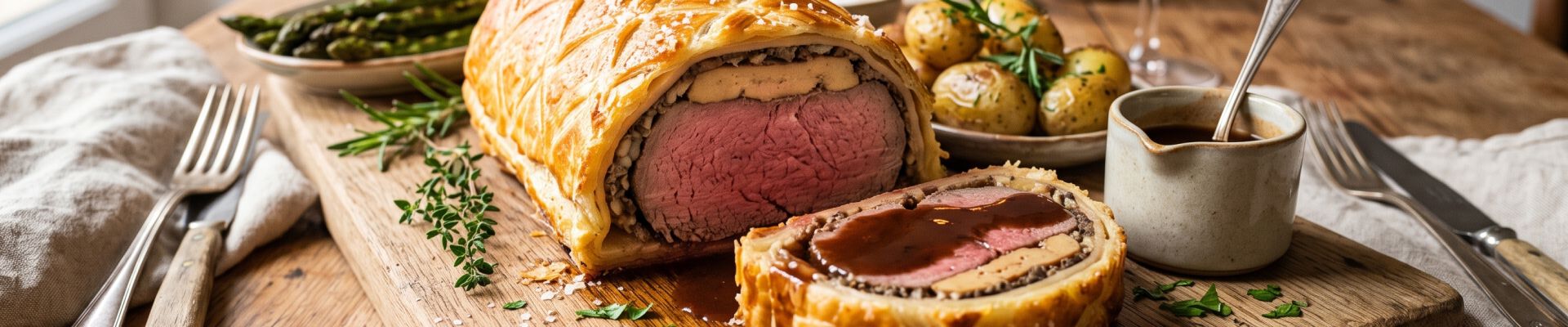 Filet de b&oelig;uf feuillet&eacute; au foie gras