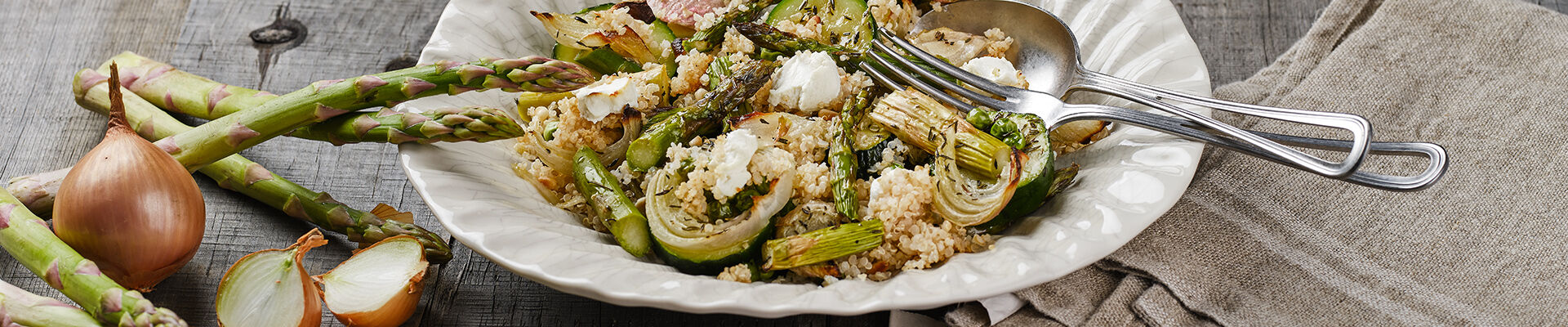 Quinoa aux petits l&eacute;gumes