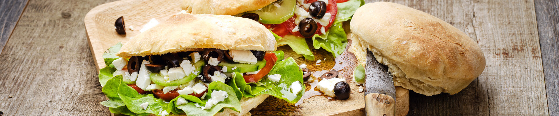 Pains pita &agrave; la grecque