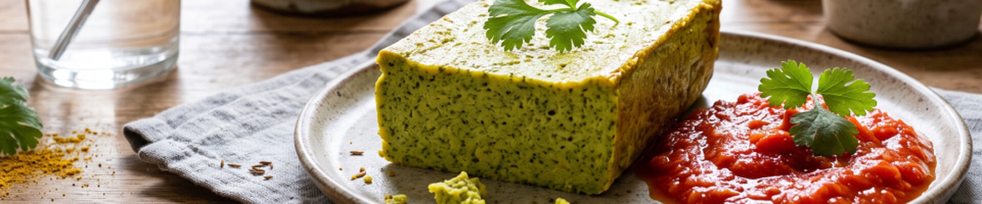 Flan de brocolis au curry