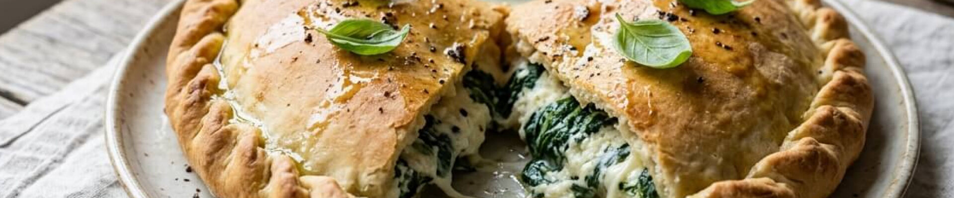 Calzone &eacute;pinards ricotta