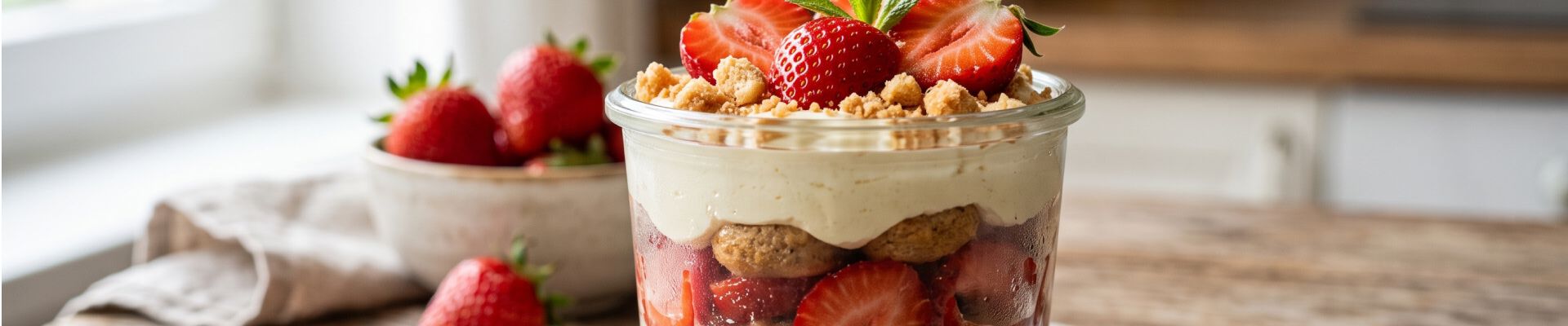 Tiramisu aux fraises