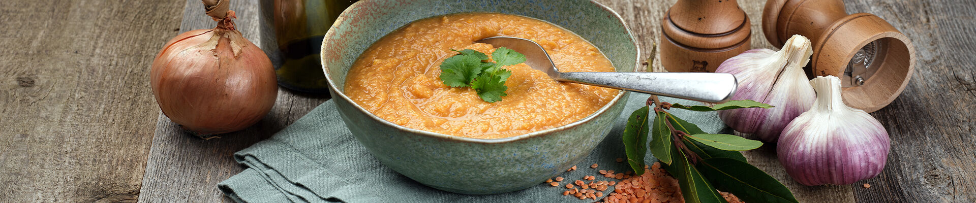 Soupe de lentilles corail