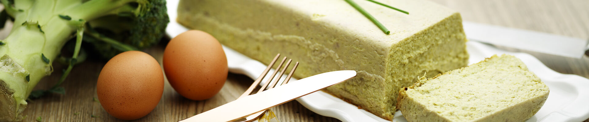 Flan de brocolis au curry