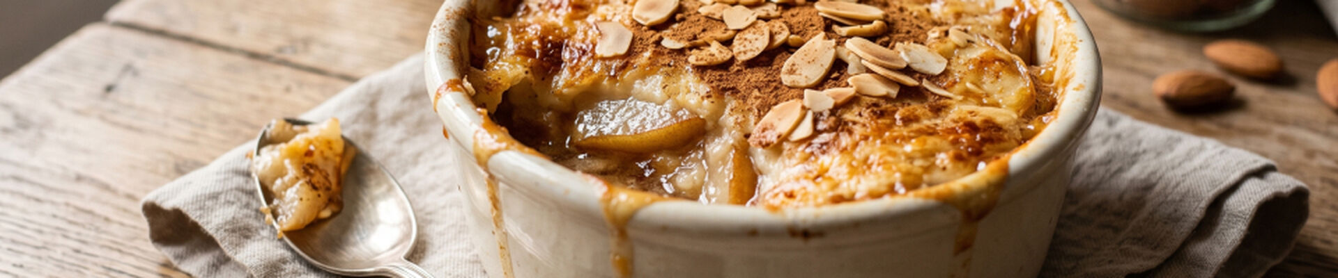 Gratins de poire &agrave; la cannelle