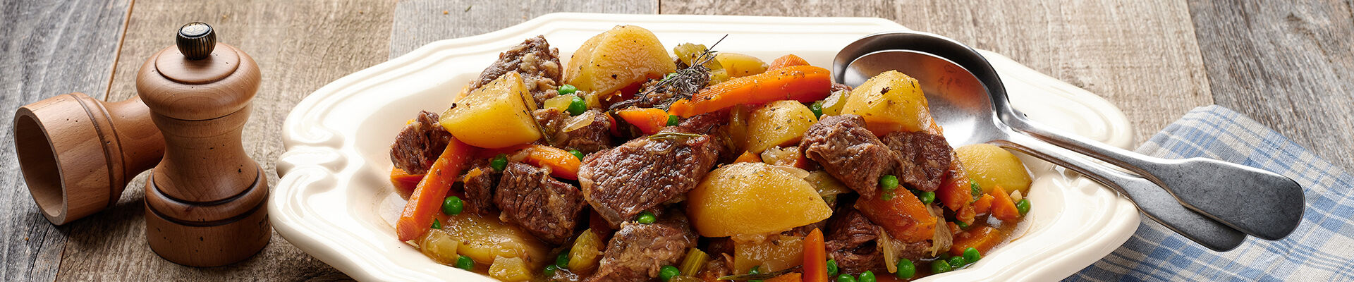 Rago&ucirc;t de b&oelig;uf aux l&eacute;gumes