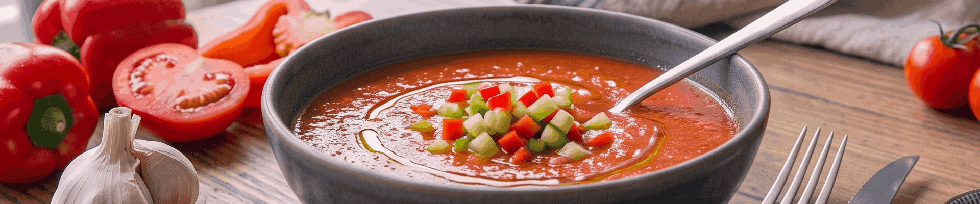 Gaspacho de poivron rouge