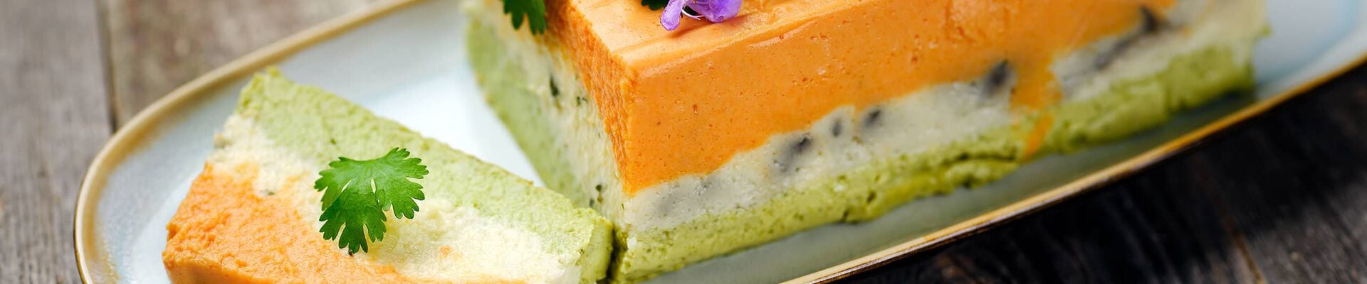 Terrine froide aux 3 l&eacute;gumes