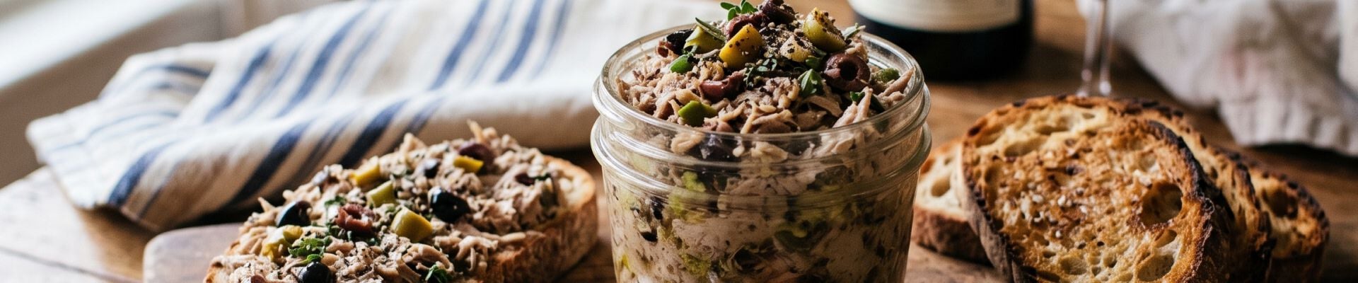 Rillettes de lapin aux olives