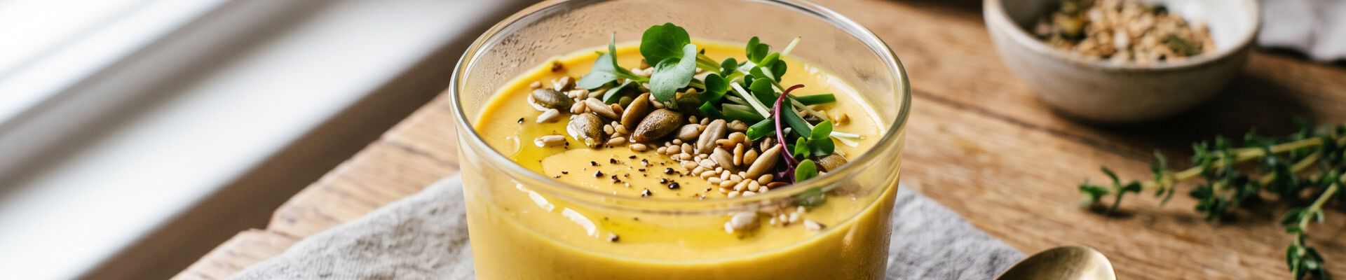 Panna cottas au ch&egrave;vre et au curcuma